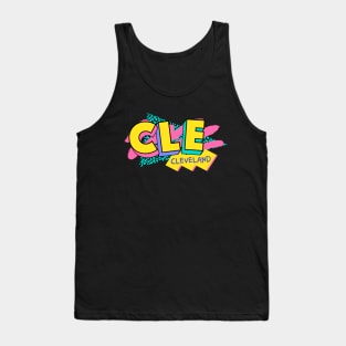 Retro 90s Cleveland CLE / Rad Memphis Style / 90s Vibes Tank Top